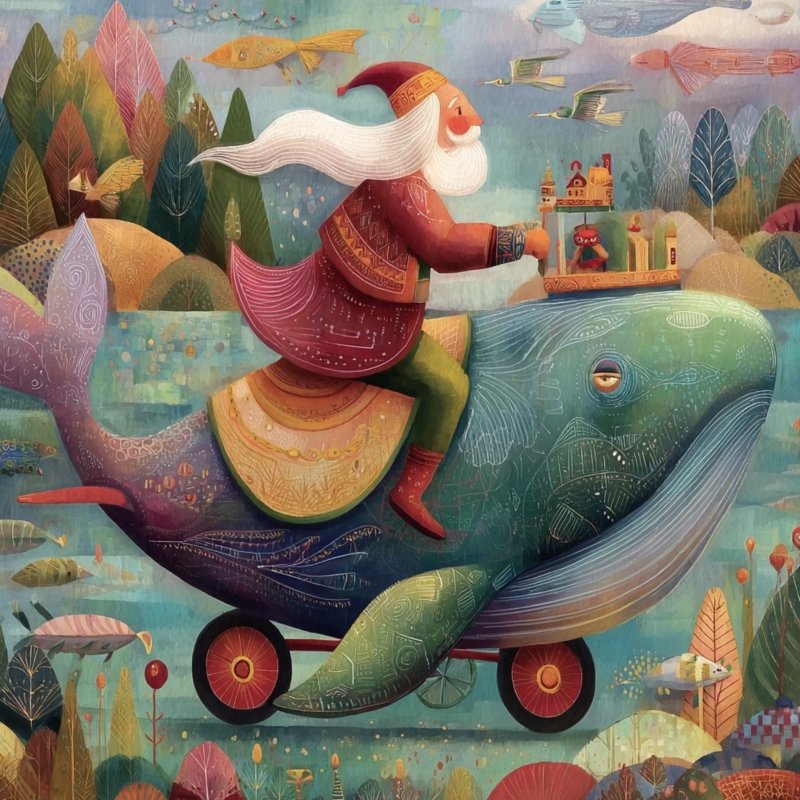 Whimsical Santa Adventure