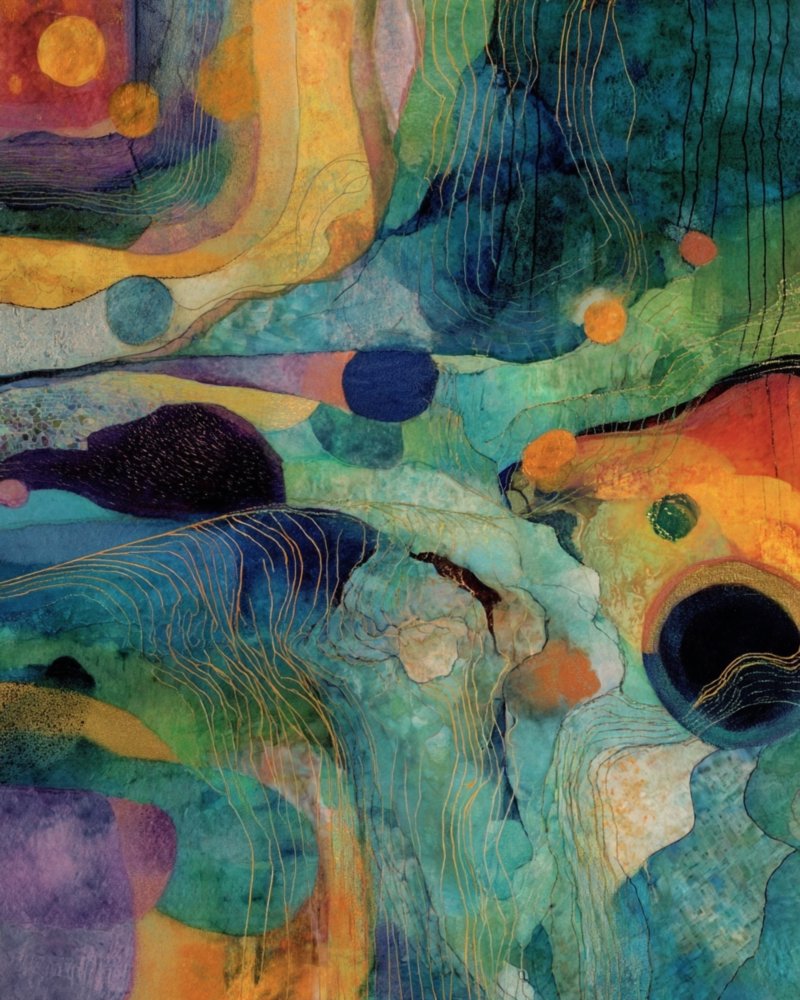 Vibrant Abstract Swirls