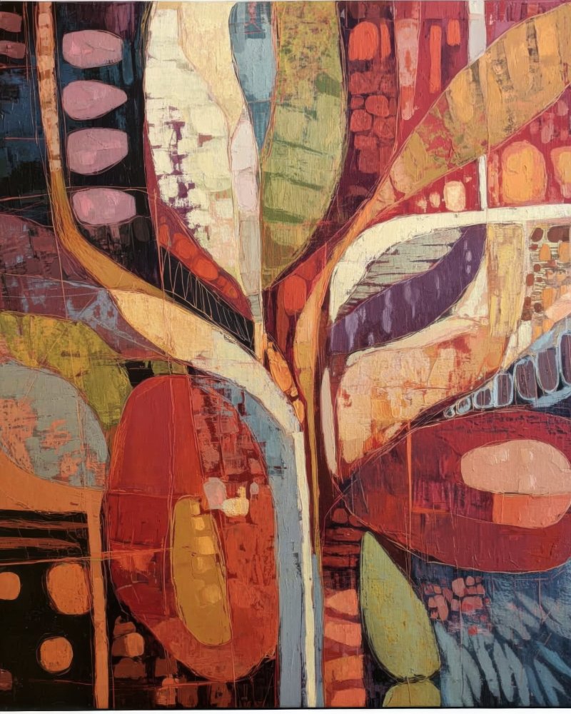 Colorful Abstract Leaves