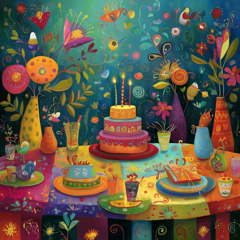 Colorful Celebration Table 3