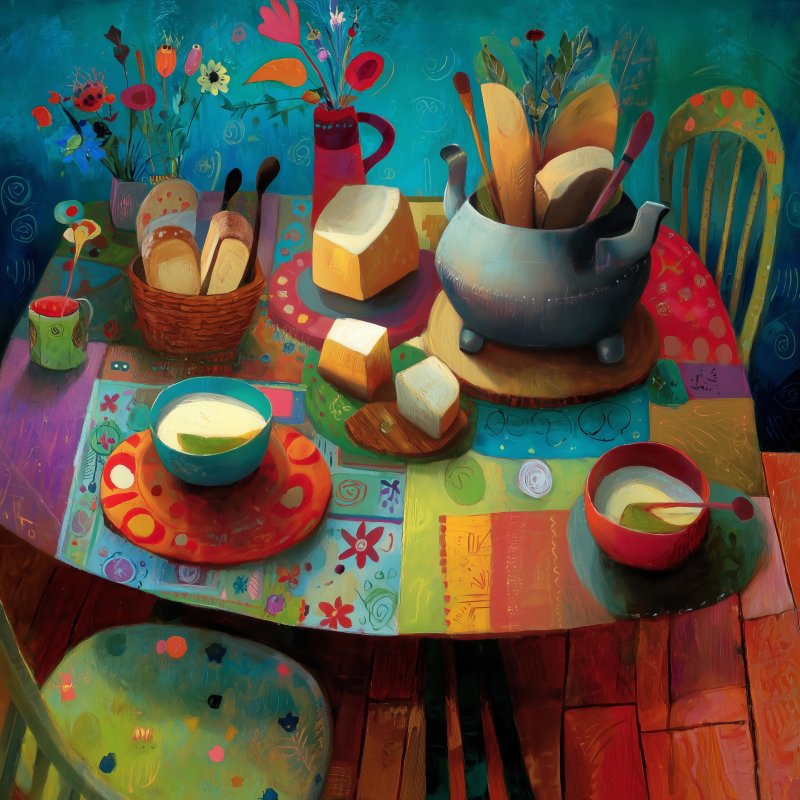 Colorful Kitchen Still Life