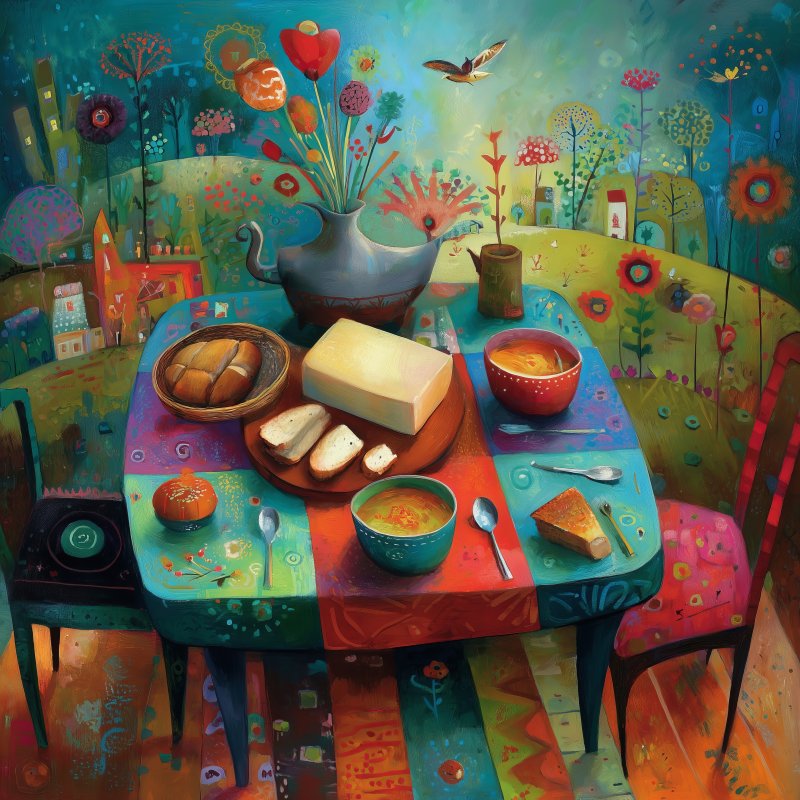 Colorful Kitchen Table