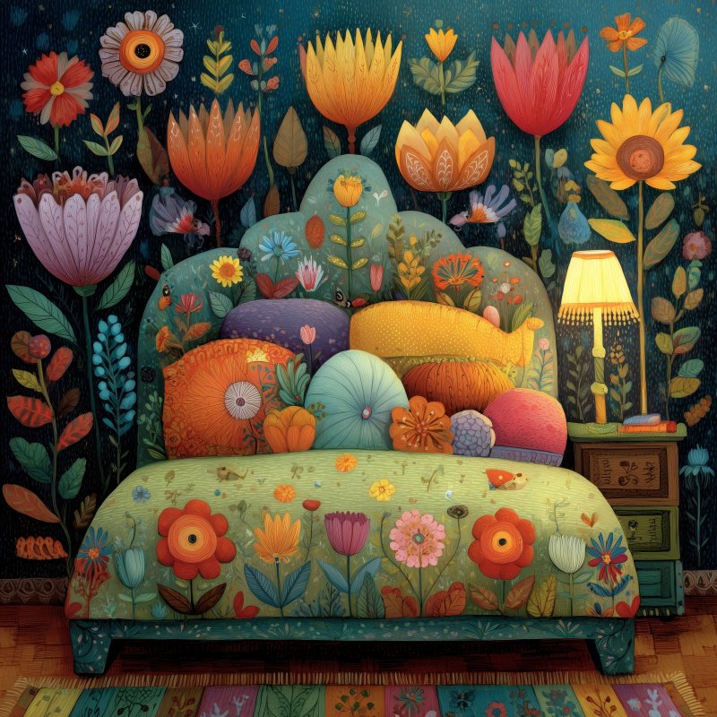 Floral Dreamy Bedroom