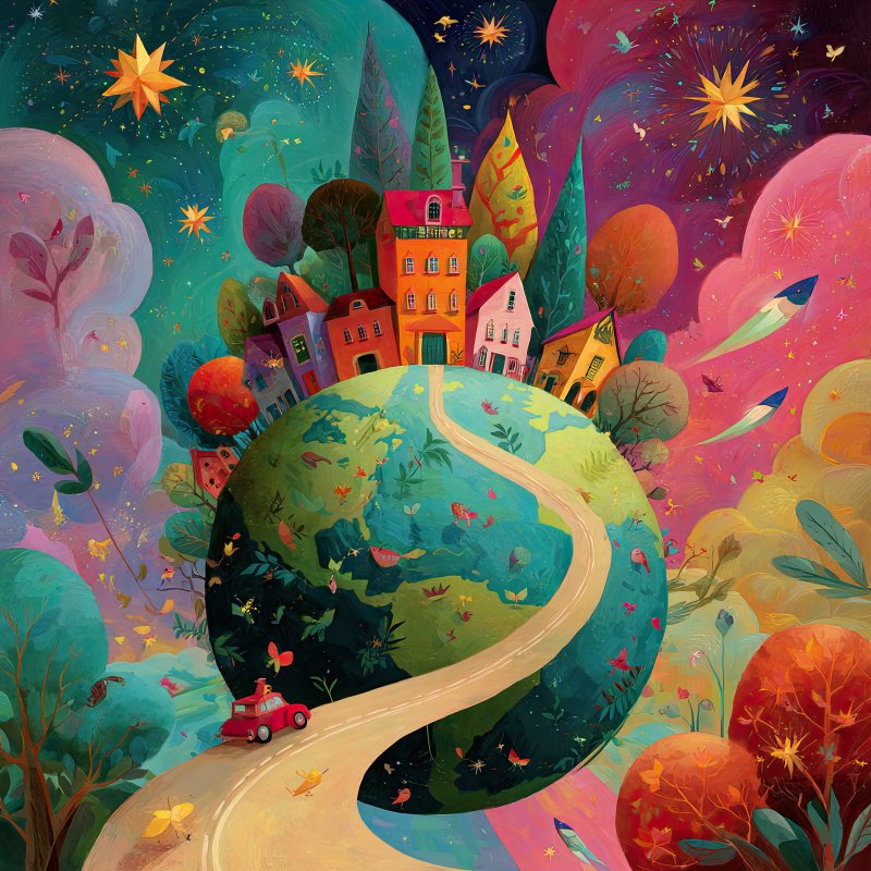 Whimsical Dreamscape Village