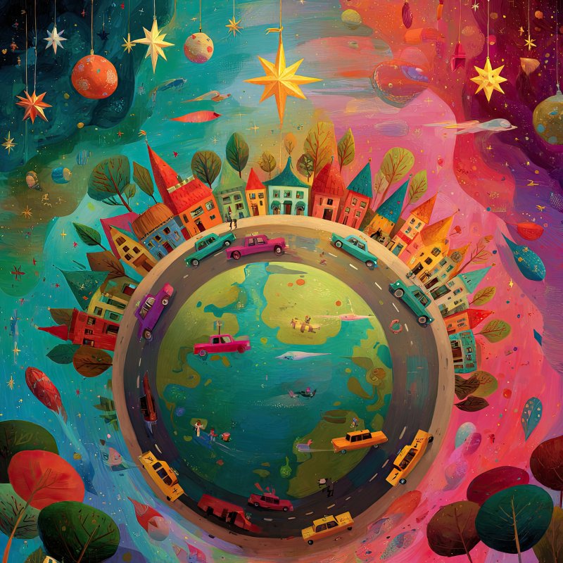 Whimsical World Illustration 4