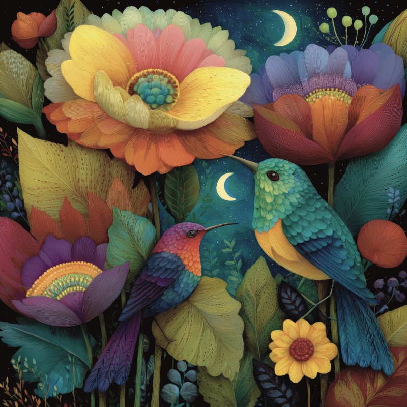 Colorful Floral Fantasy