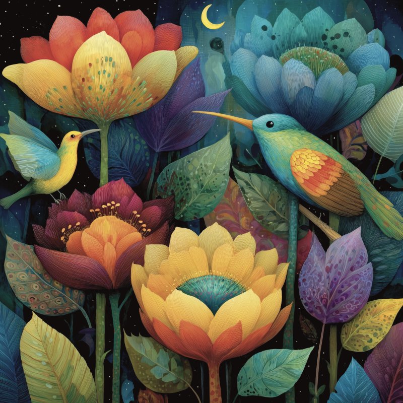 Colorful Floral Symphony