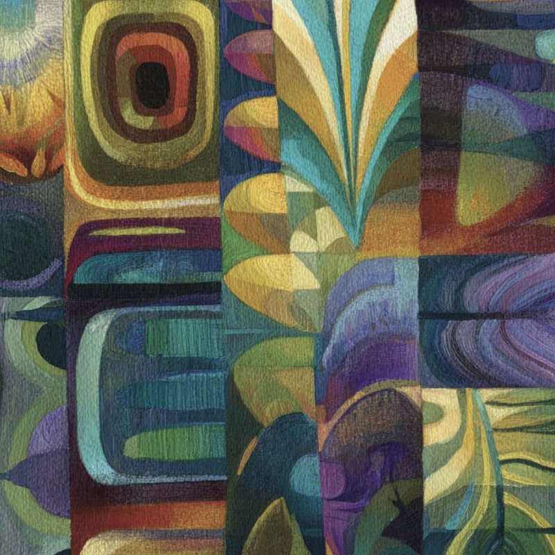 Vibrant Geometric Patterns 3