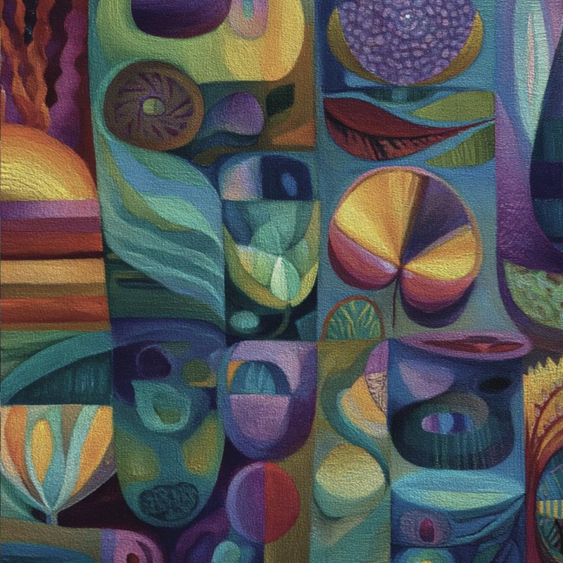 Vibrant Abstract Composition 4