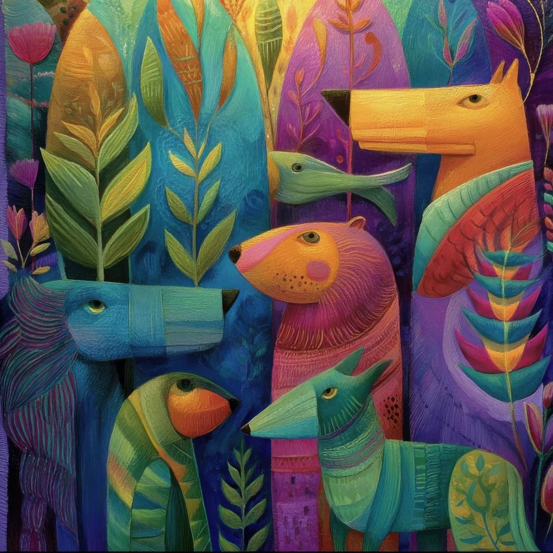 Colorful Animal Portraits