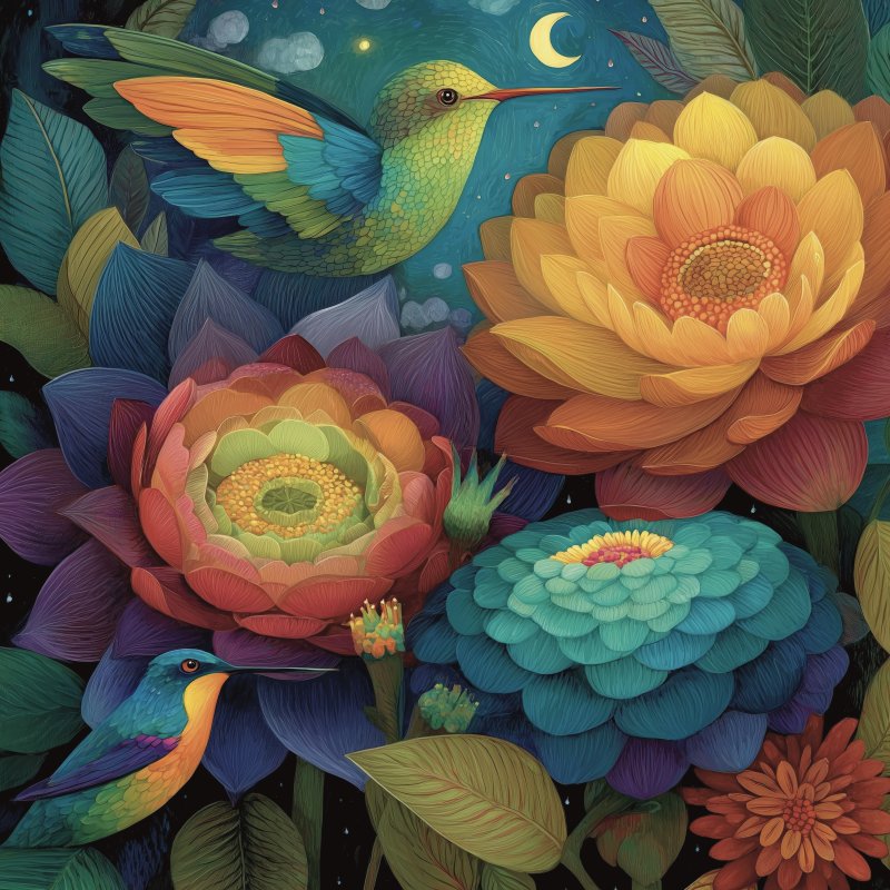 Vibrant Floral Composition