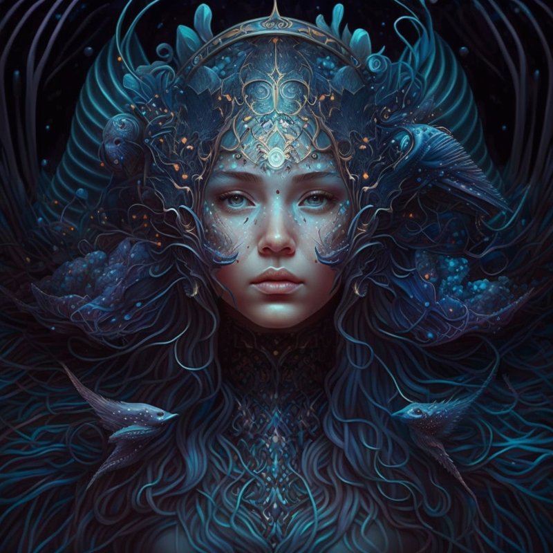 Mystical Ocean Guardian