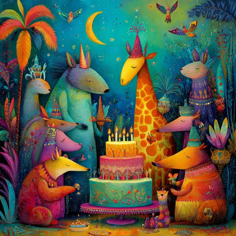 Whimsical Animal Celebration