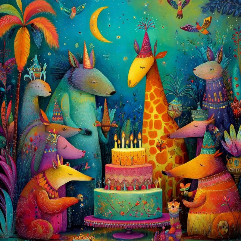 Whimsical Animal Celebration 4