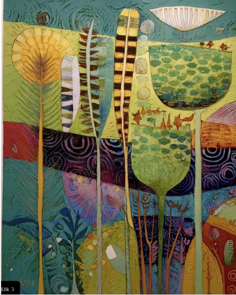 Colorful Abstract Landscape 4