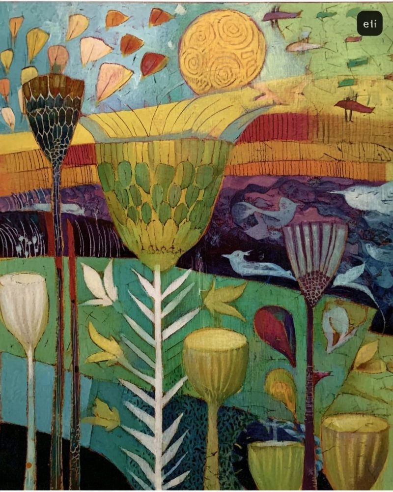 Colorful Floral Landscape 2