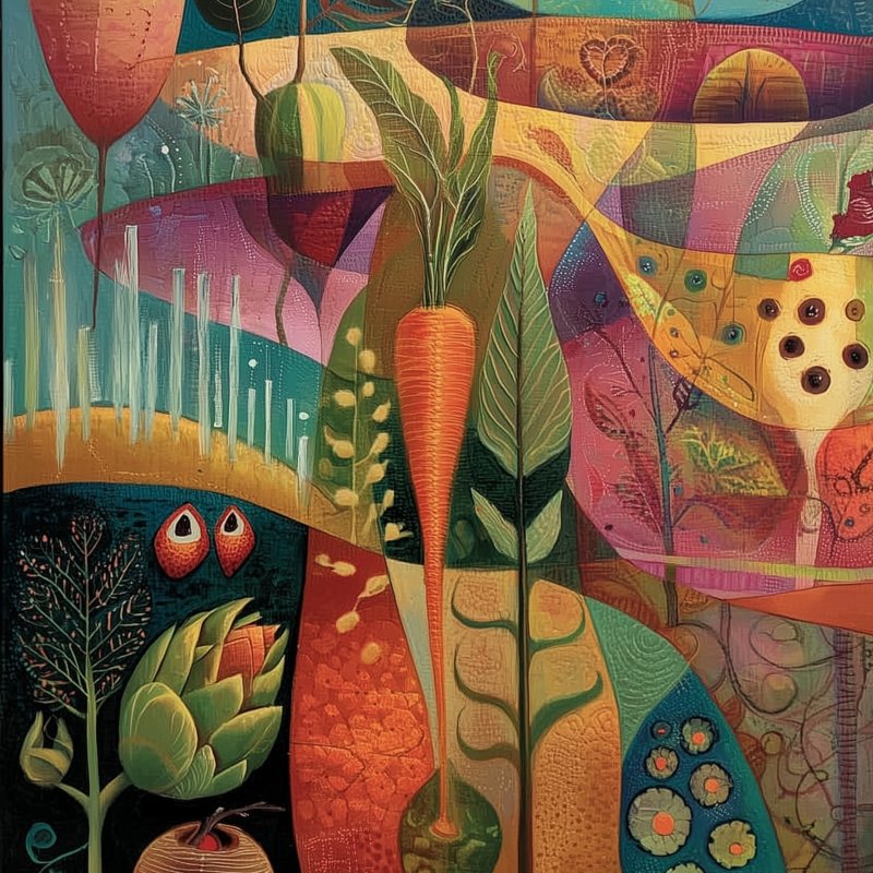 Vibrant Garden Abstract 2