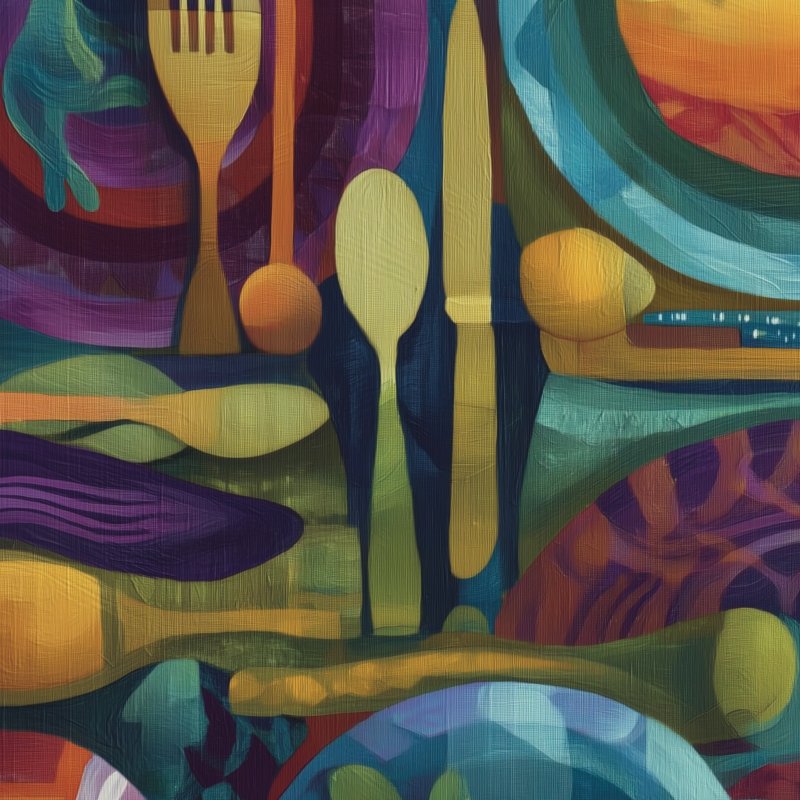 Colorful Kitchen Utensils