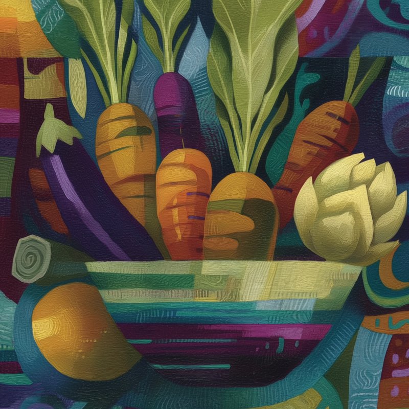 Vibrant Vegetable Still Life 2