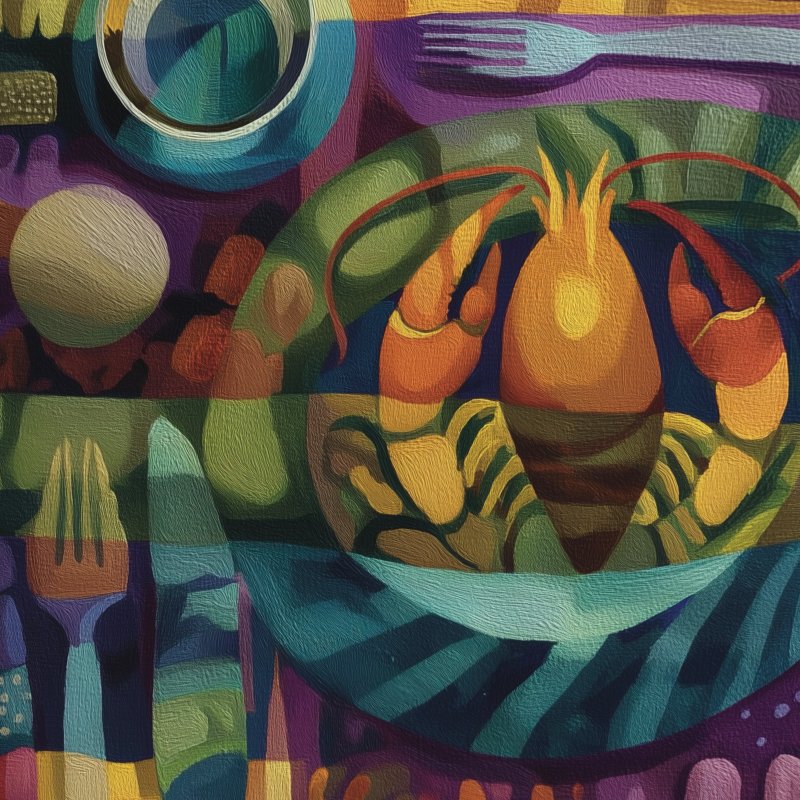 Lobster Feast Illustration