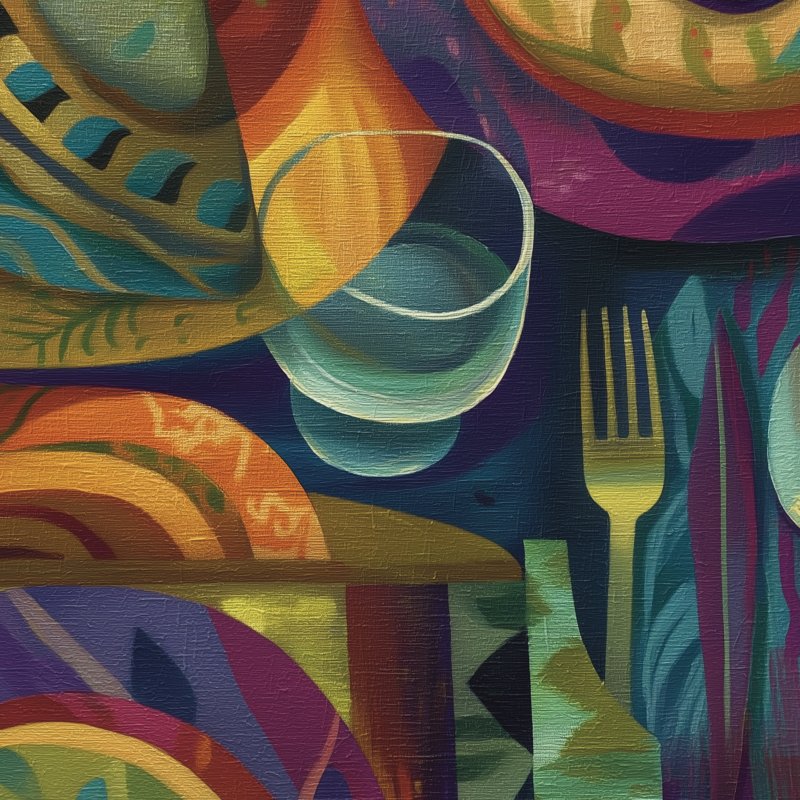 Colorful Abstract Still Life