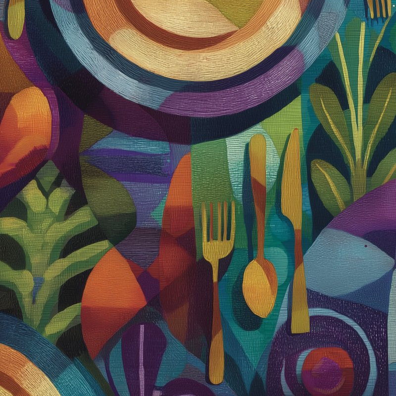 Vibrant Table Setting 2